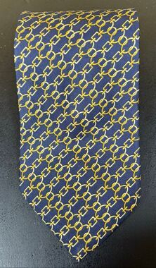 Paolo Gucci chain link print tie